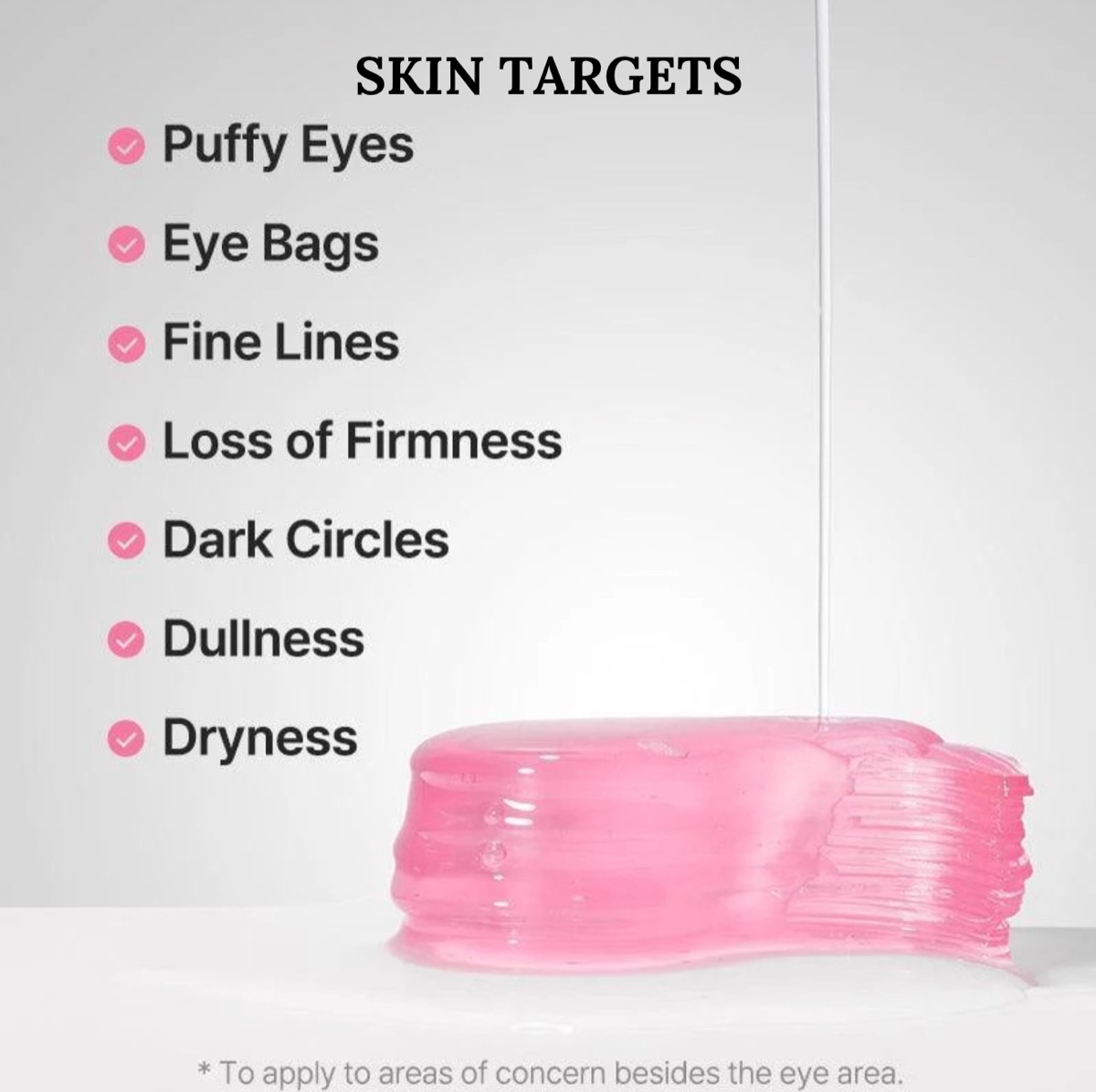 What the patches target, from puffy eyes to dryness