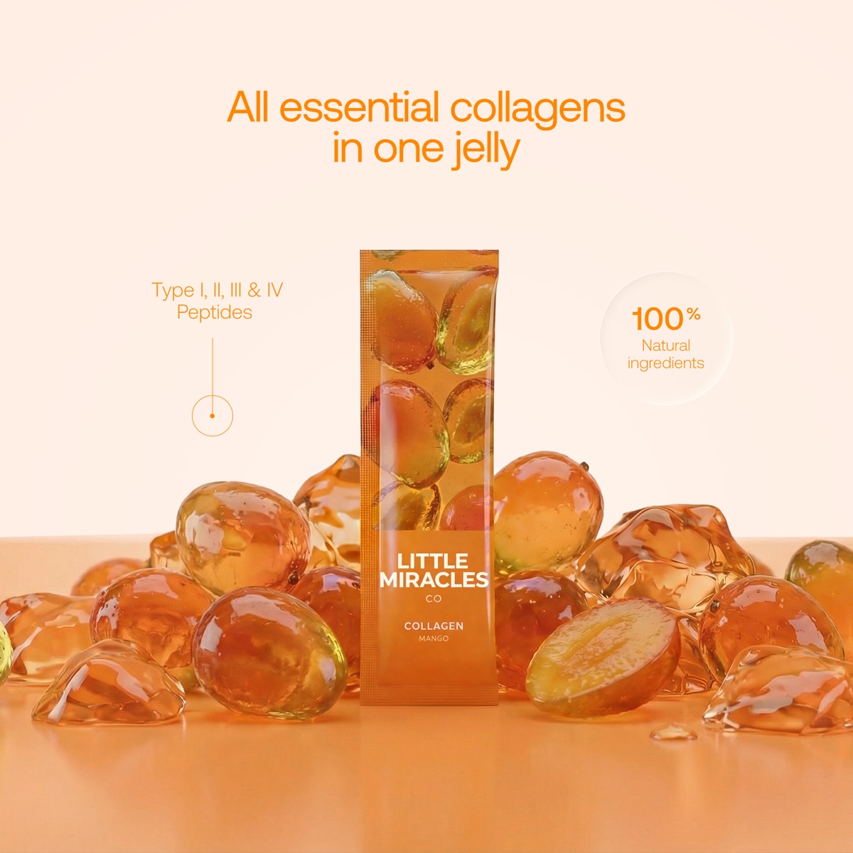 All four collagen types in one Mango jelly