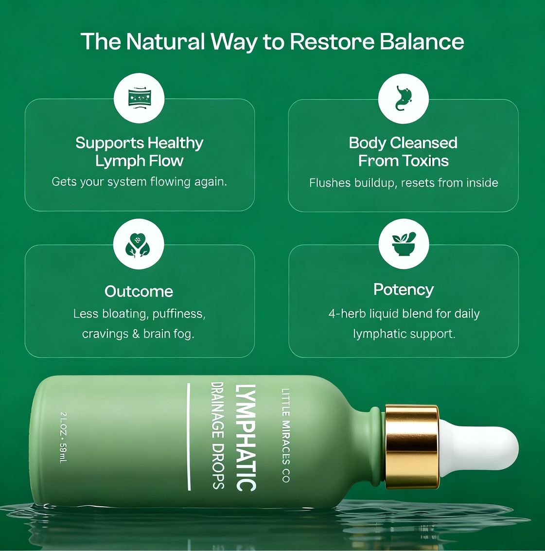 Four ways the drops help restore balance