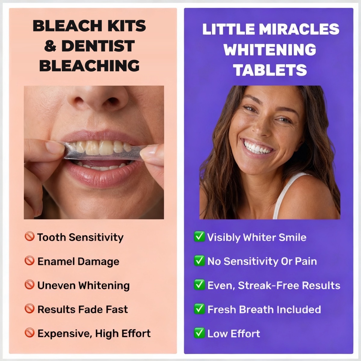 Tablets beside the usual whitening options